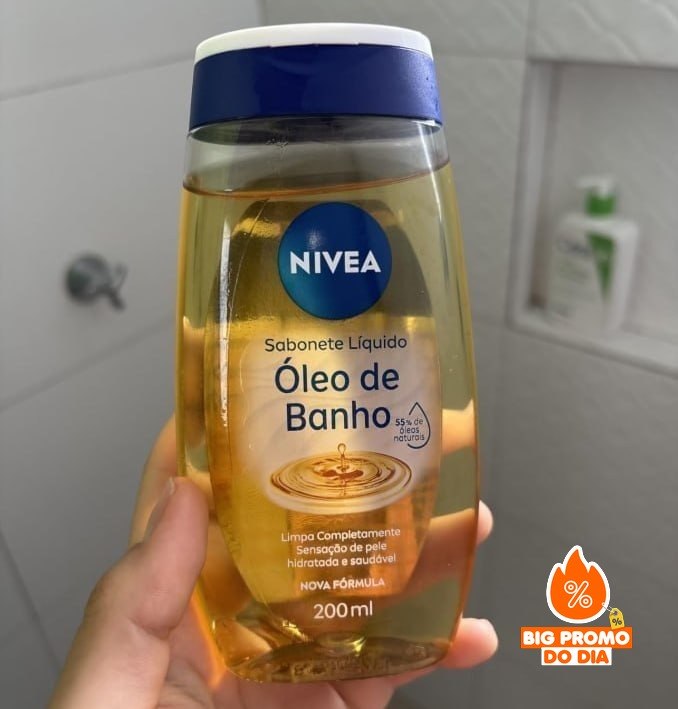 🫧 NIVEA Sabonete Líquido Óleo de Banho 200ml
