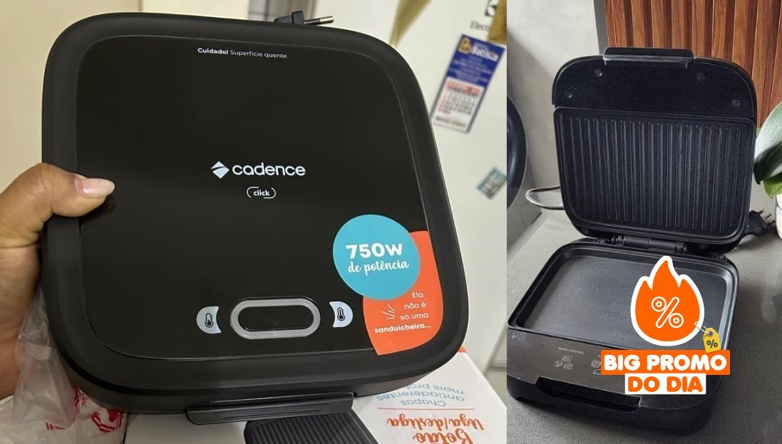 Sanduicheira Elétrica Cadence Click
