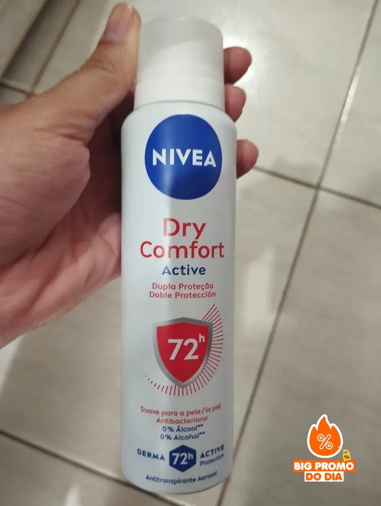 NIVEA Desodorante Antitranspirante Aerossol Dry Comfort 200ml