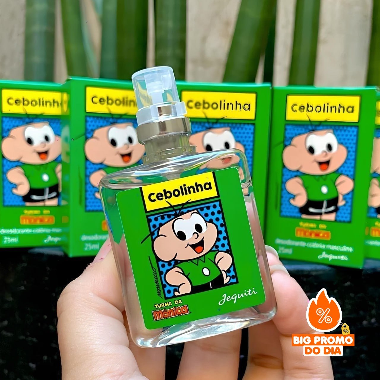 Deo Colônia Cebolinha 25ml - Jequiti