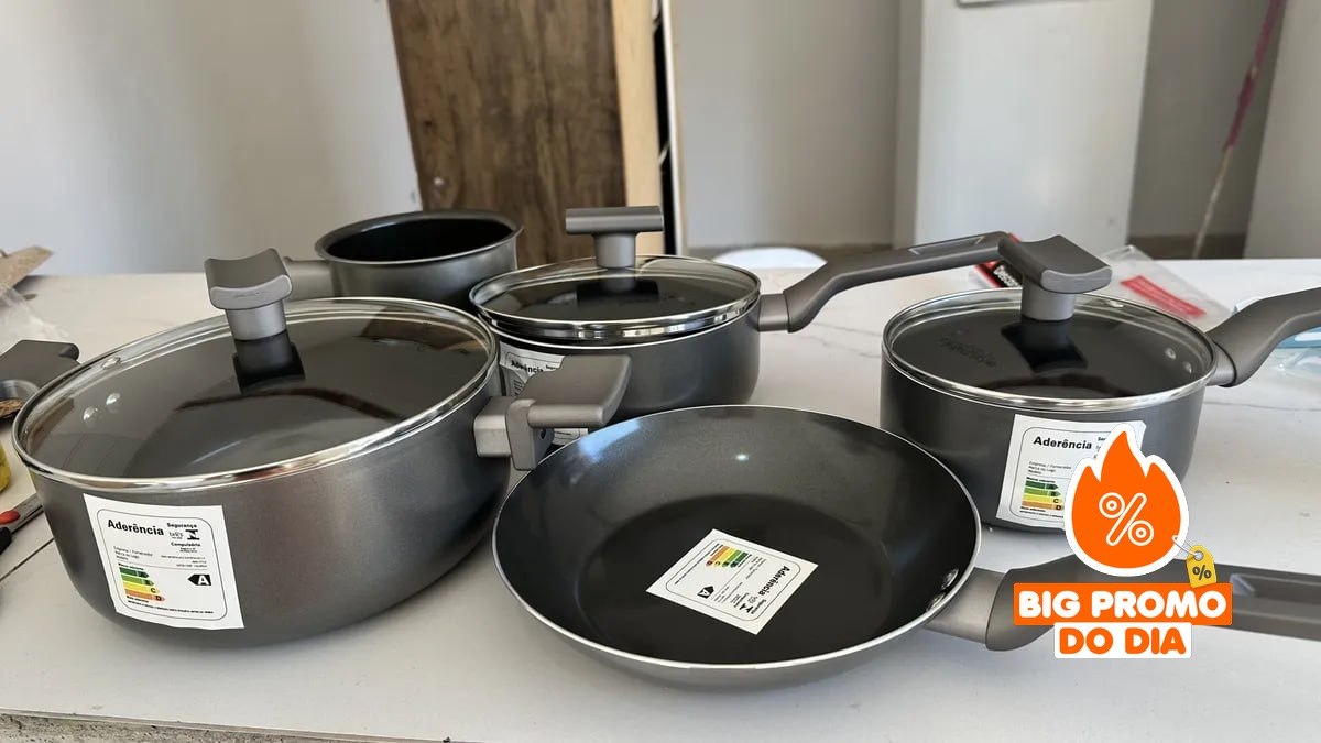 Conjunto De Panelas Sartin Graf 5 Peças Cerâmica Mimo Style