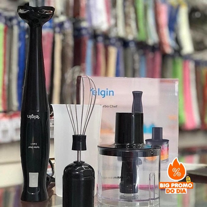 Mixer Vertical Turbo Chef Elgin 3 em 1 200W 220v