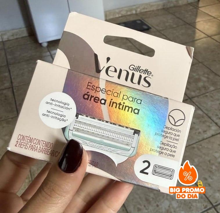 🪒 Carga para Aparelho Gillette Venus para Área Íntima - 2 unidades