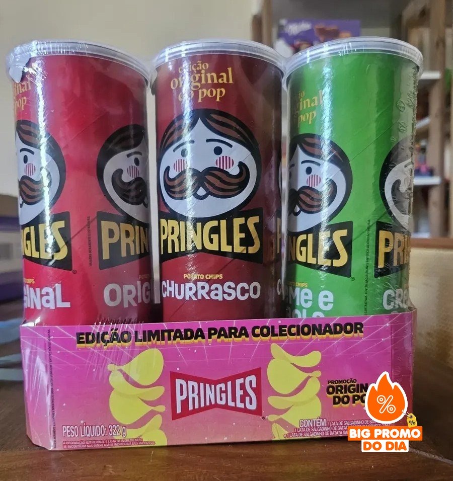 2x Pringles Original do Pop - Pack com 3 sabores