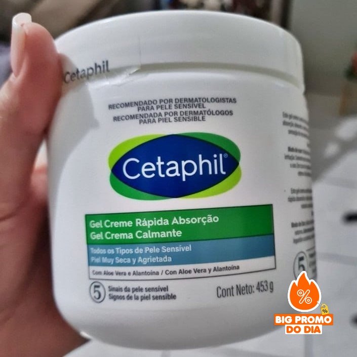 Gel Creme Hidratante Corporal para Pele Sensível Cetaphil 453g