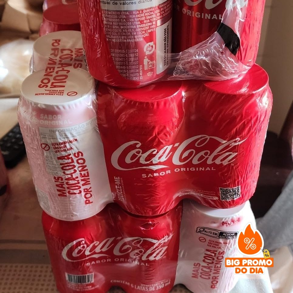 Pack de Coca-Cola Lata 350ml 6 unidades