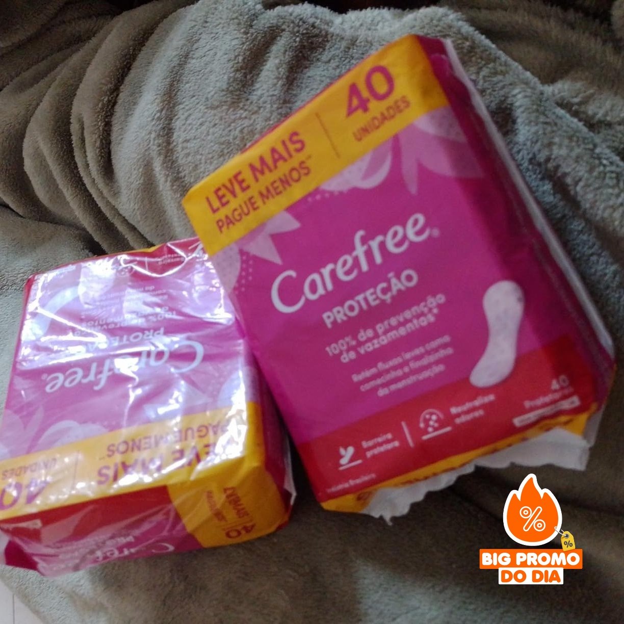 Carefree Protetor Diário Proteção Sem Fragrância, 40un