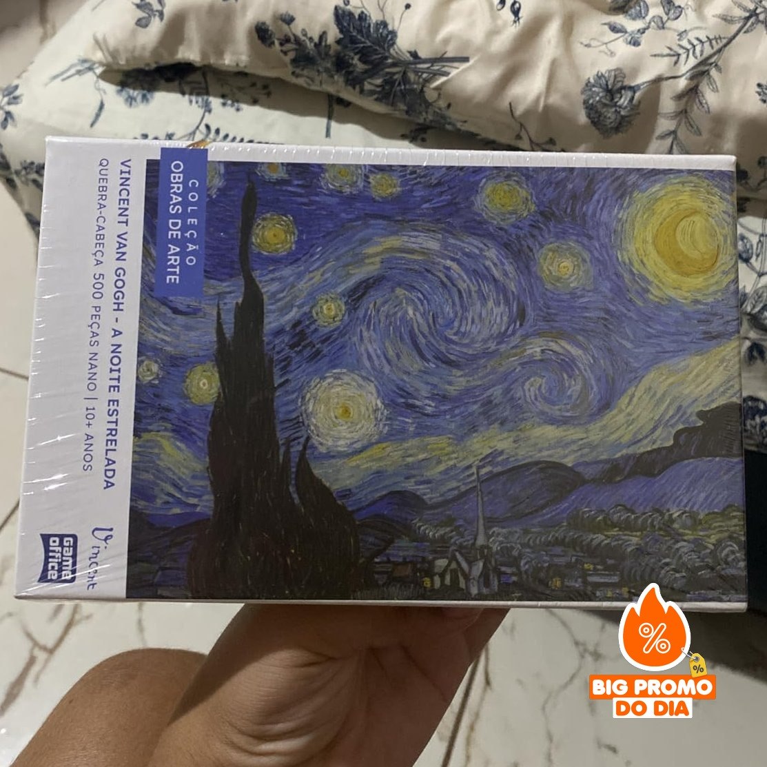 Toyster - Quebra-cabeça: Vincent Van Gogh: A Noite Estrelada - 500 peças