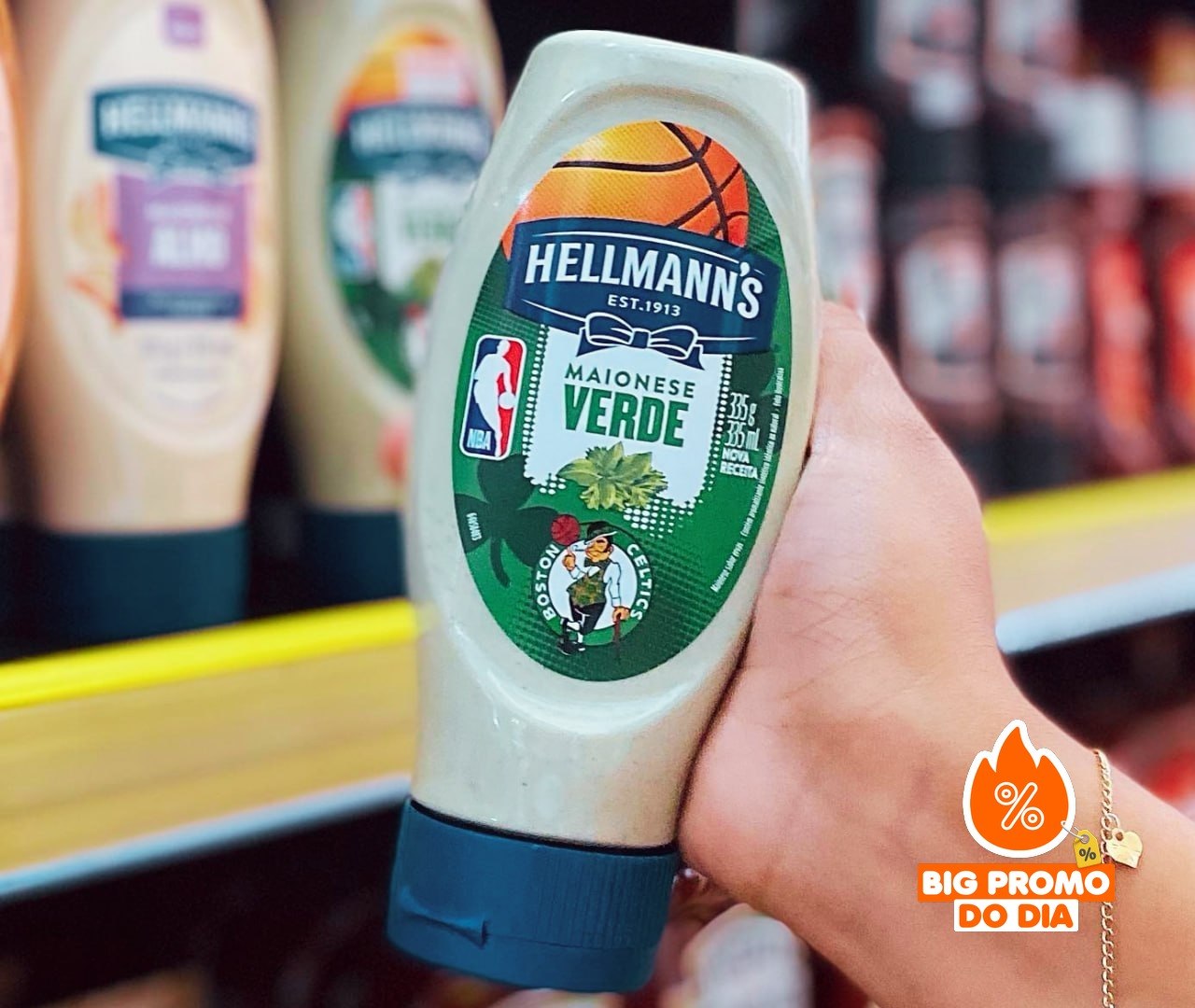 Hellmann's Maionese Verde 335g