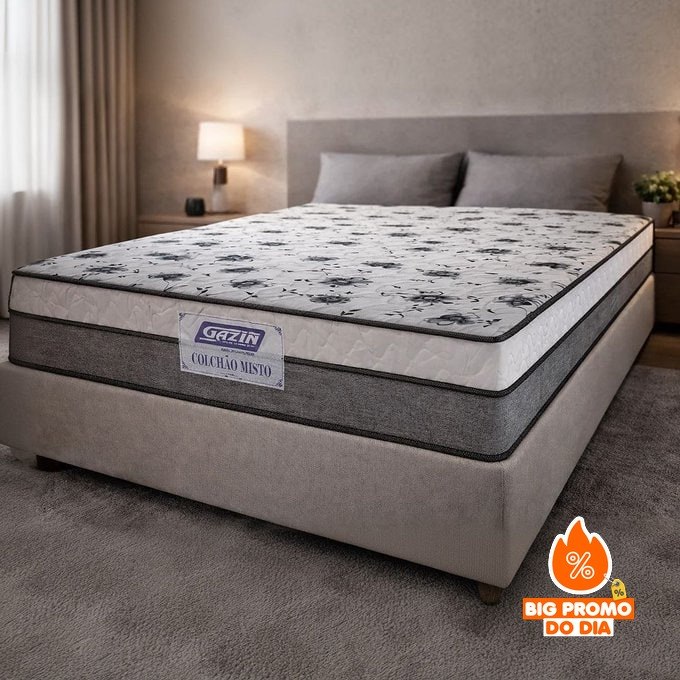 Colchão Casal Espuma D33 Fort 138x188x21cm