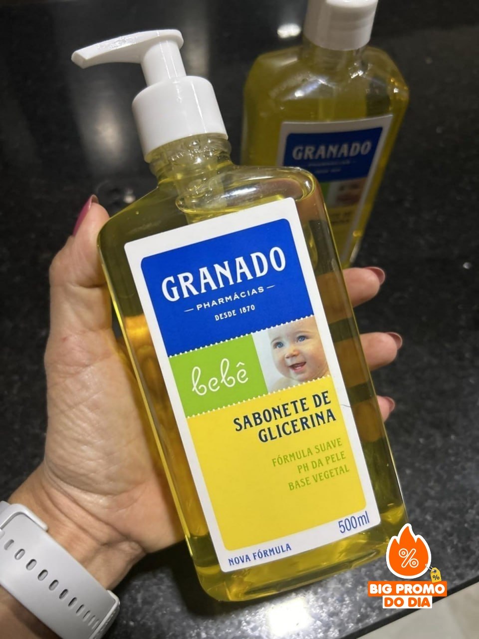 🫧 Granado Sabonete Líquido Bebê, Tradicional, 500ml