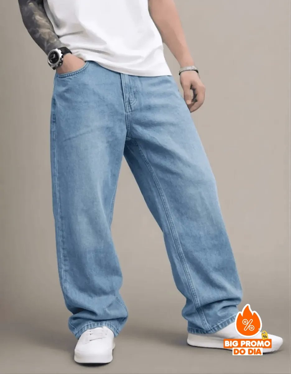 Calça Jeans Baggy Streetwear
