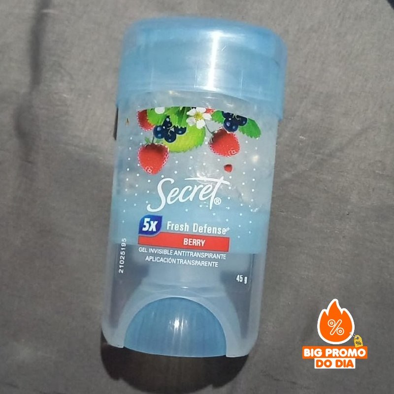 Secret Desodorante Antitranspirante em Gel Berry 45g