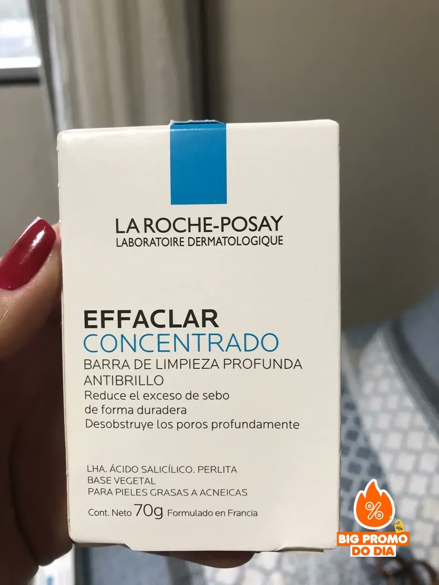 Sabonete Facial Effaclar Concentrado Para Pele Oleosa E Acneica Em Barra 70g La Roche-Posay