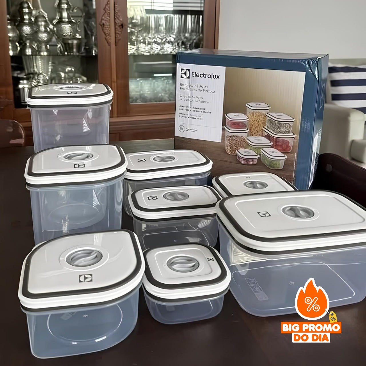 Kit 8 Potes Herméticos Electrolux