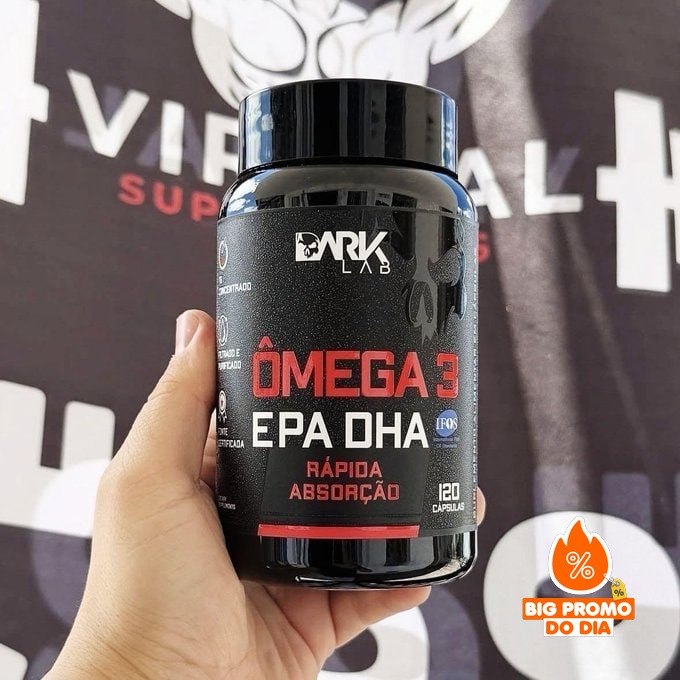 Ômega 3 EPA DHA 120 Cápsulas Dark Lab