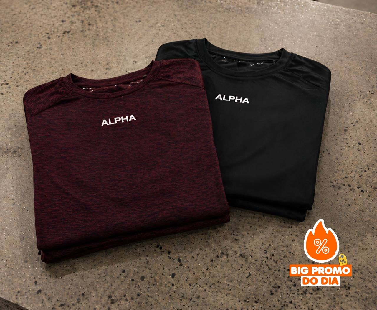 Kit 2 Camisetas Dry Alpha