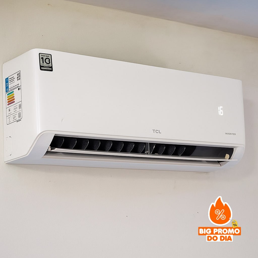️ Ar Condicionado TCL Split Hi Wall Elite Inverter 9.000 Btus Frio 220V