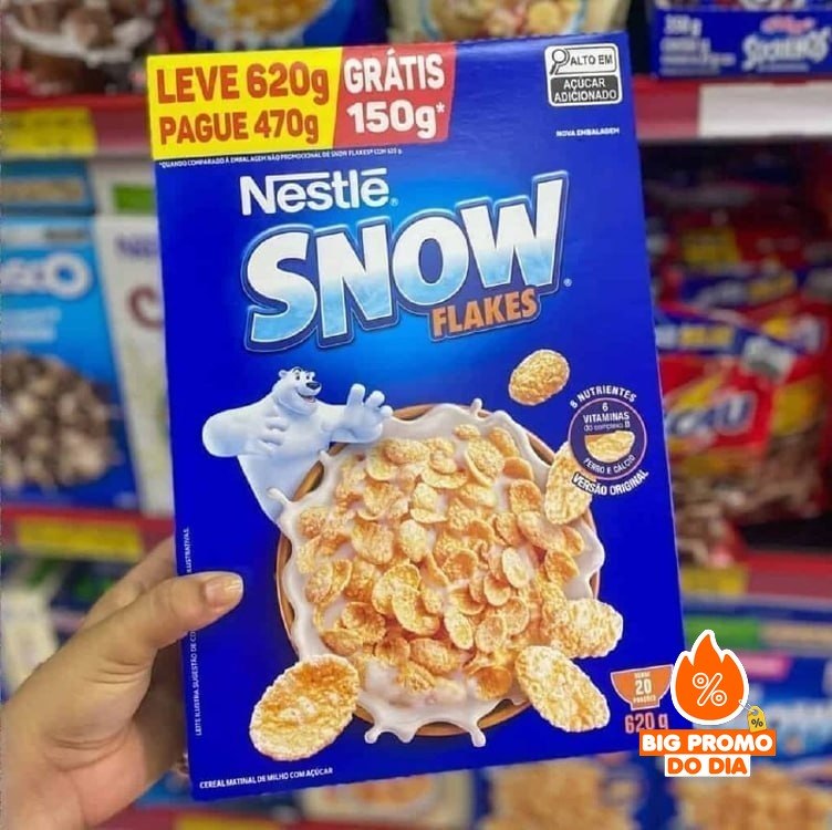 Snow Flakes Cereal Matinal Tradicional 620G