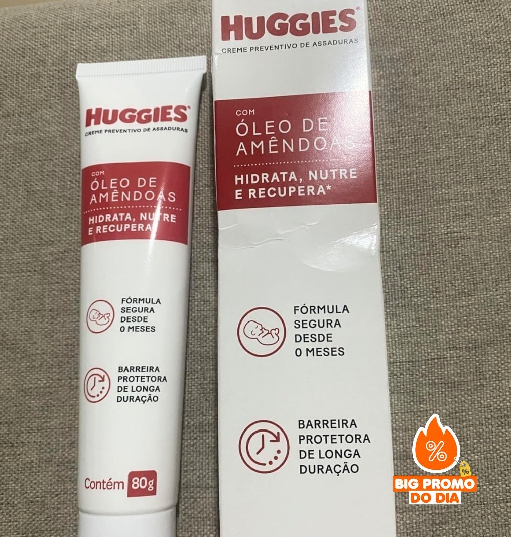 Creme Preventivo de Assaduras Huggies Pele Protegida 80g