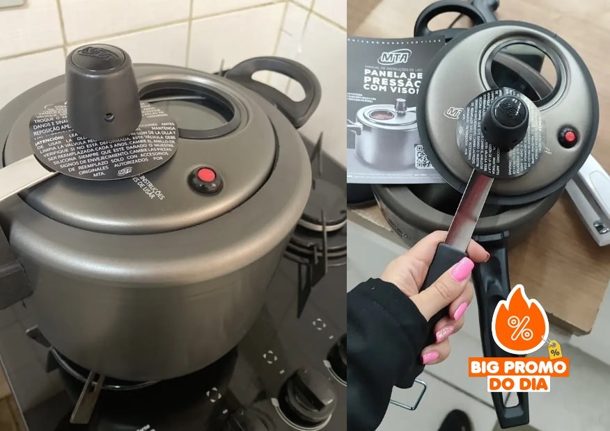 Panela de Pressão 4.5L Grafite