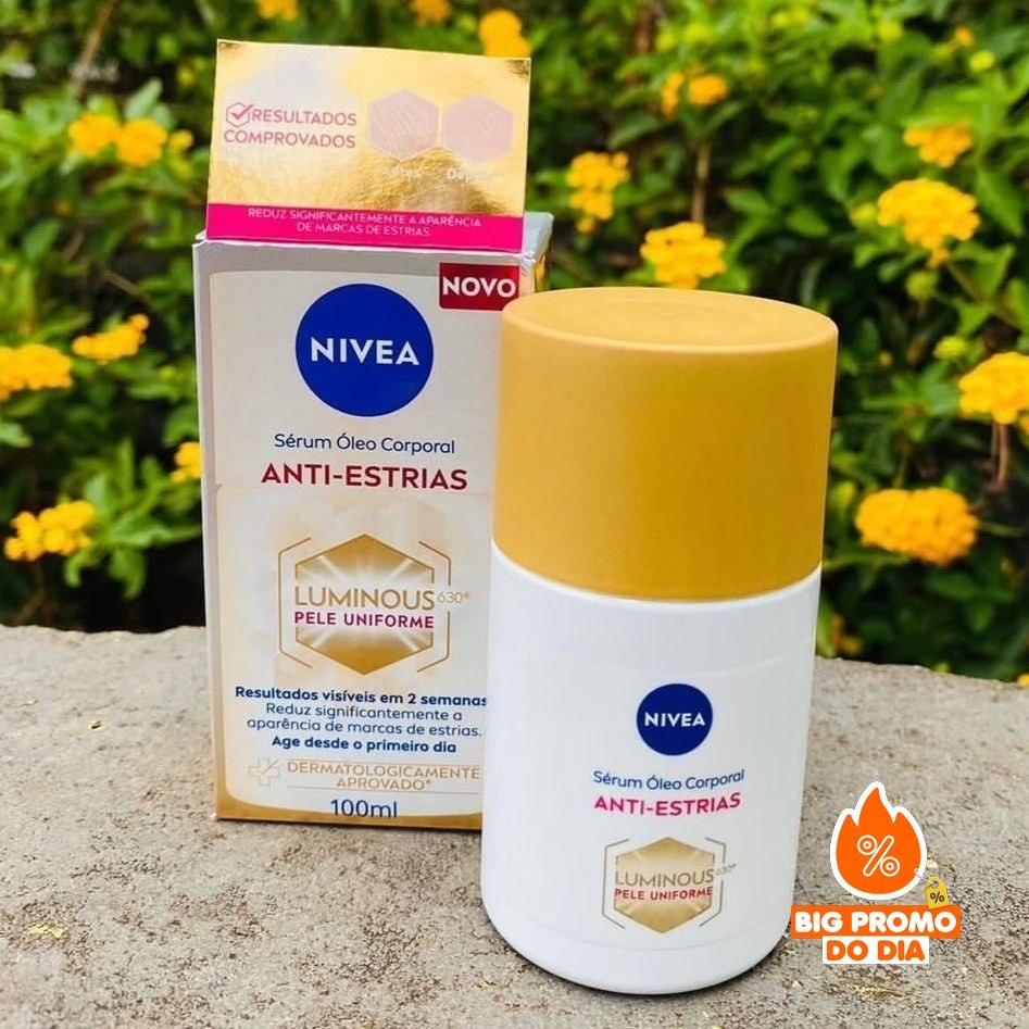 NIVEA LUMINOUS 630 Sérum Óleo Corporal Antiestrias 100mL