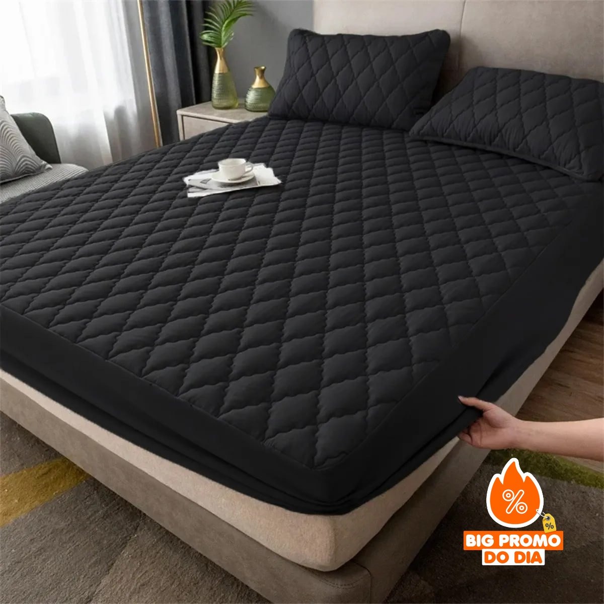 Capa Protetora Colchão Box Casal Impermeável