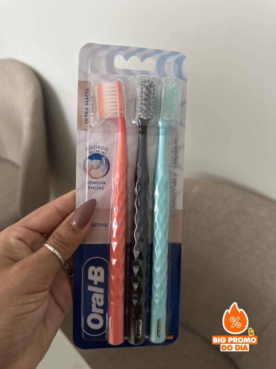 🪥 Oral B Iconic Premium - 3 unidades