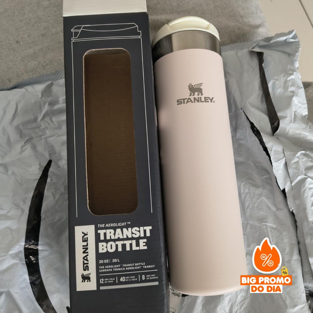 Stanley Garrafa Térmica Aerolight Transit Rose Quartz 591mL