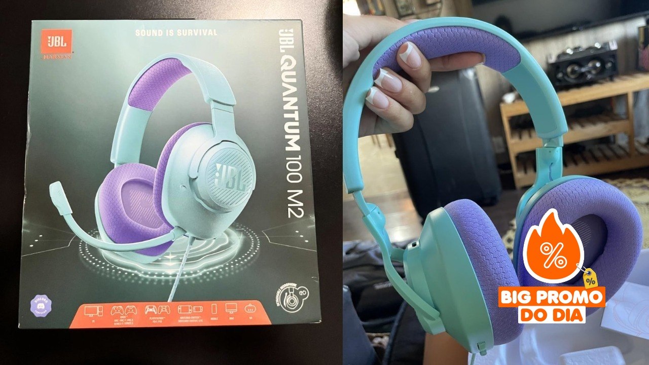 Fone de Ouvido com Fio JBL Quantum 100M2