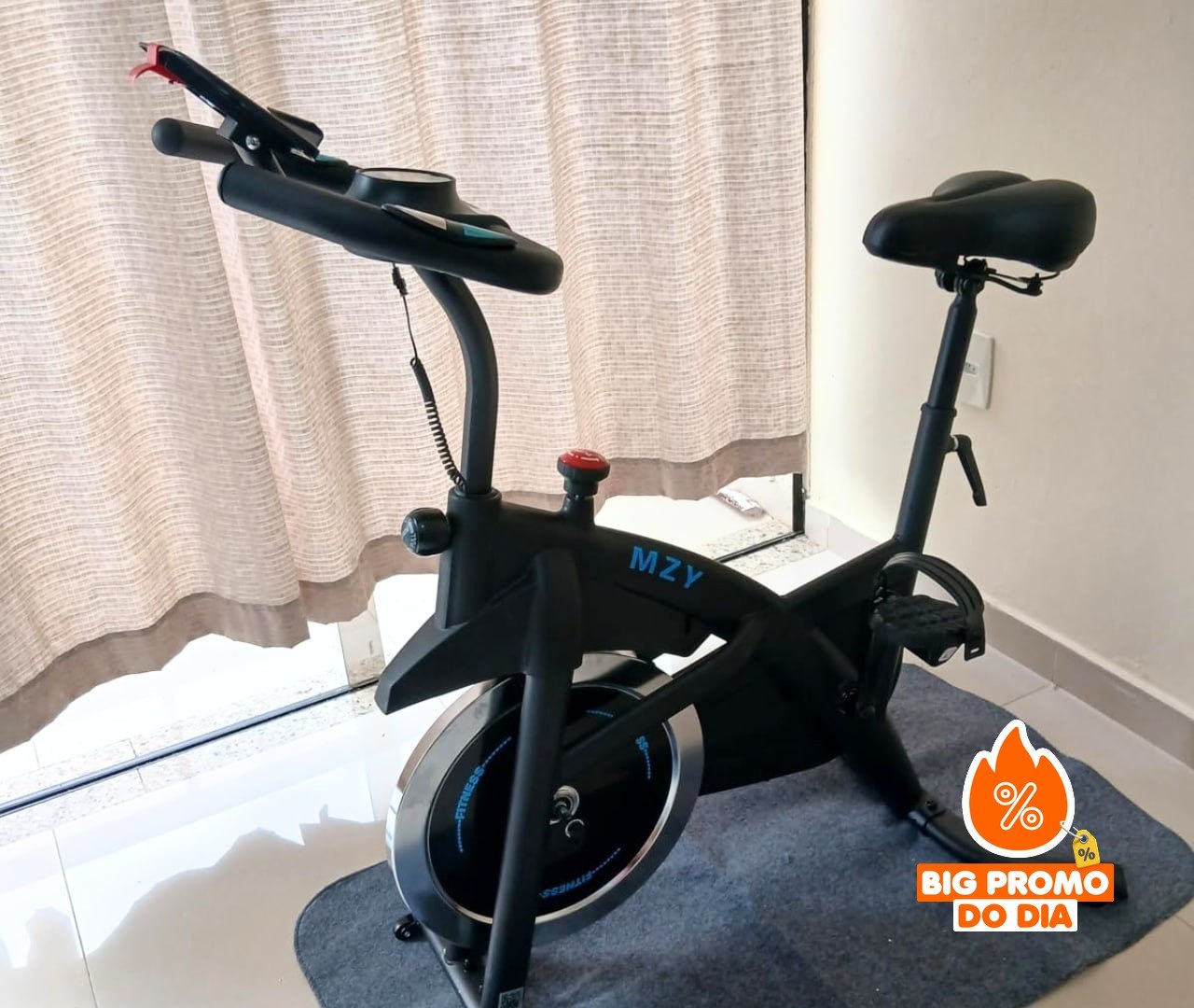 Bicicleta Spinning com Roda de Inércia 13kg