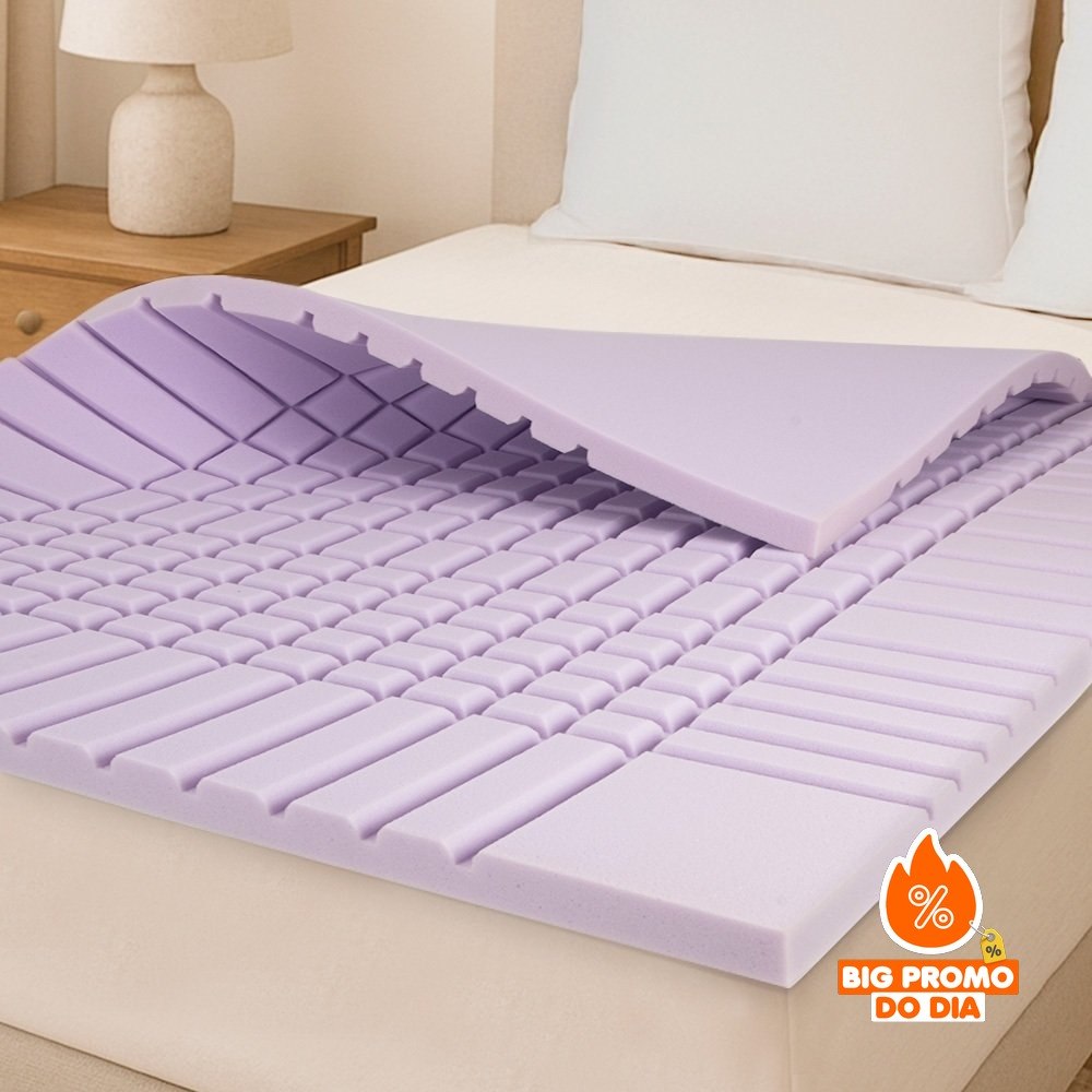 Pillow Top Queen Anatomic High Resilience Espuma Premium BF Colchões - (Shopee)