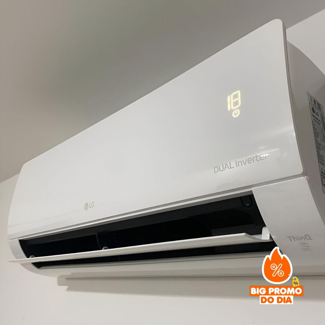 ️ Ar Condicionado Split 12.000 BTUs LG Dual Inverter Voice +IA Frio 220v