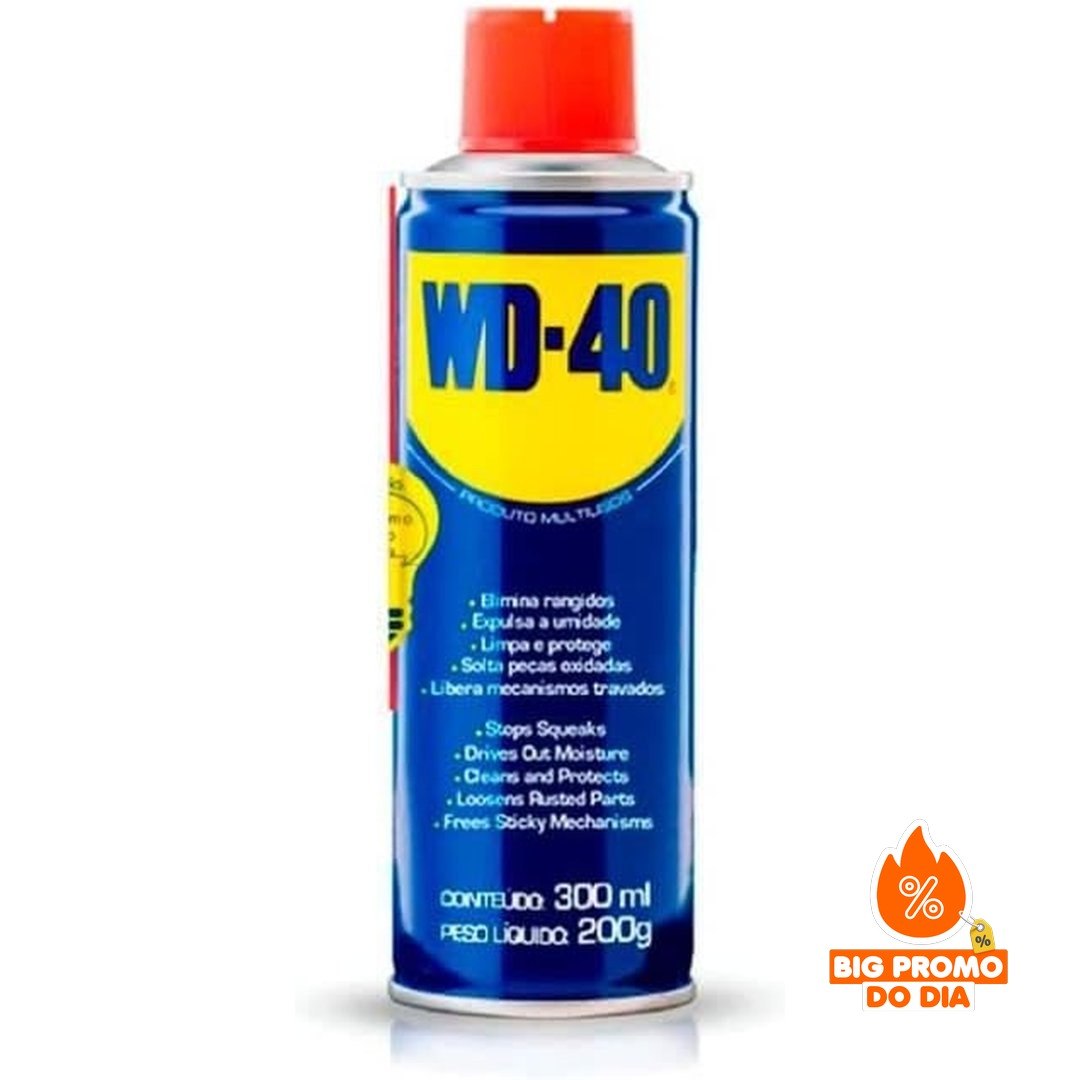 WD-40 Produto Multiusos - Embalagem Aerossol 300ml - (Amazon)