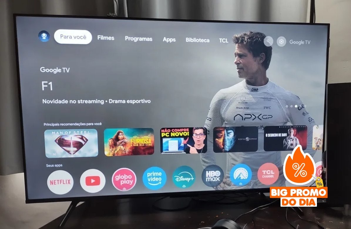 Smart TV TCL 50" 4K QLED Google TV