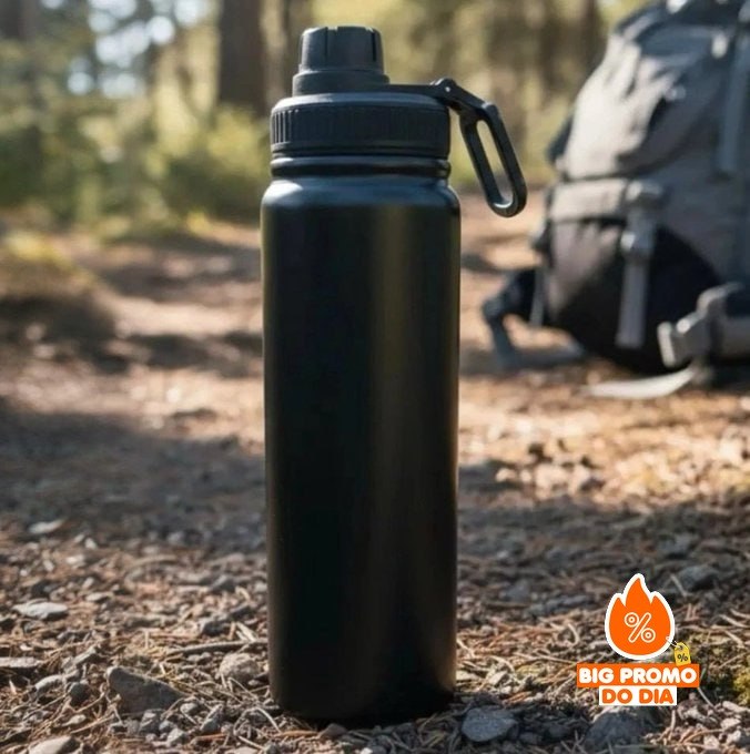 Garrafa Térmica Água Squeeze Inox quente E Frio 800ml