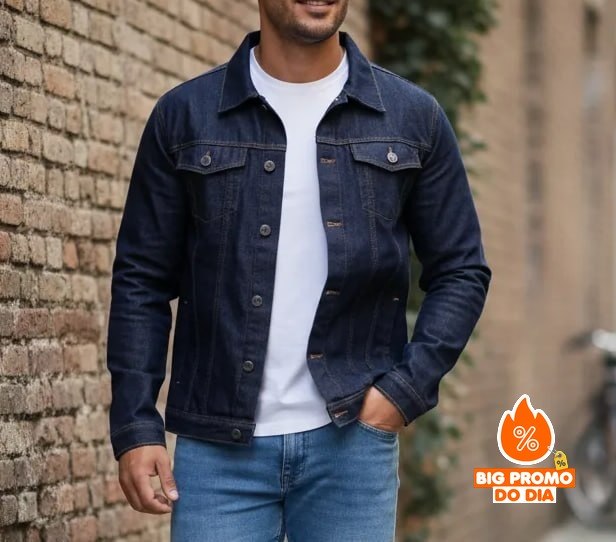 Jaqueta Jeans Masculina