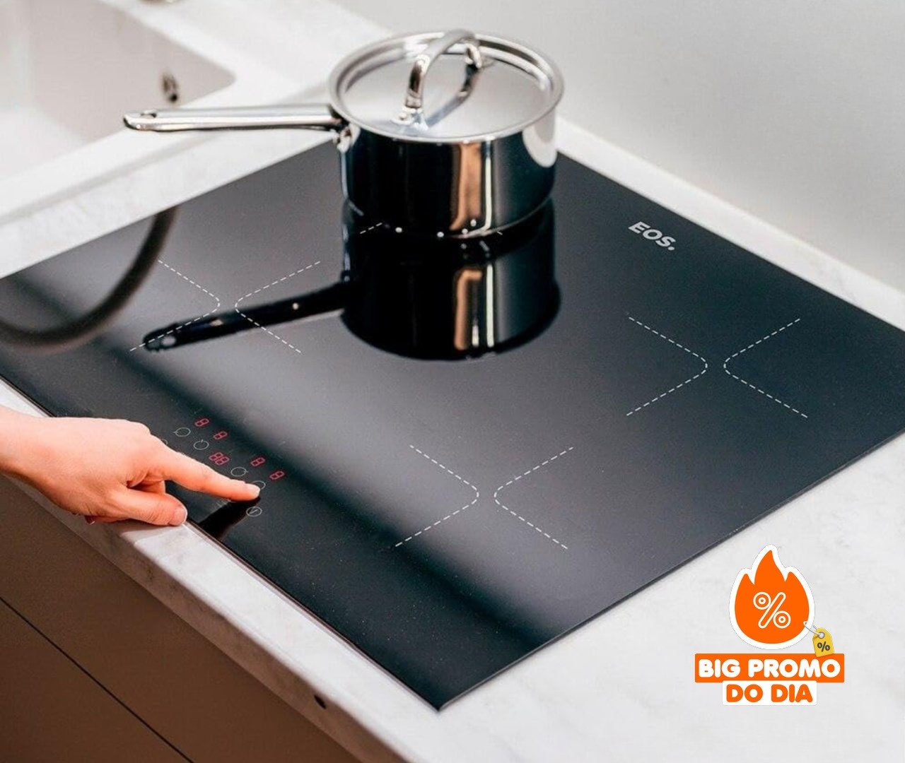 Cooktop de Indução 4 Bocas EOS 7200w  220v