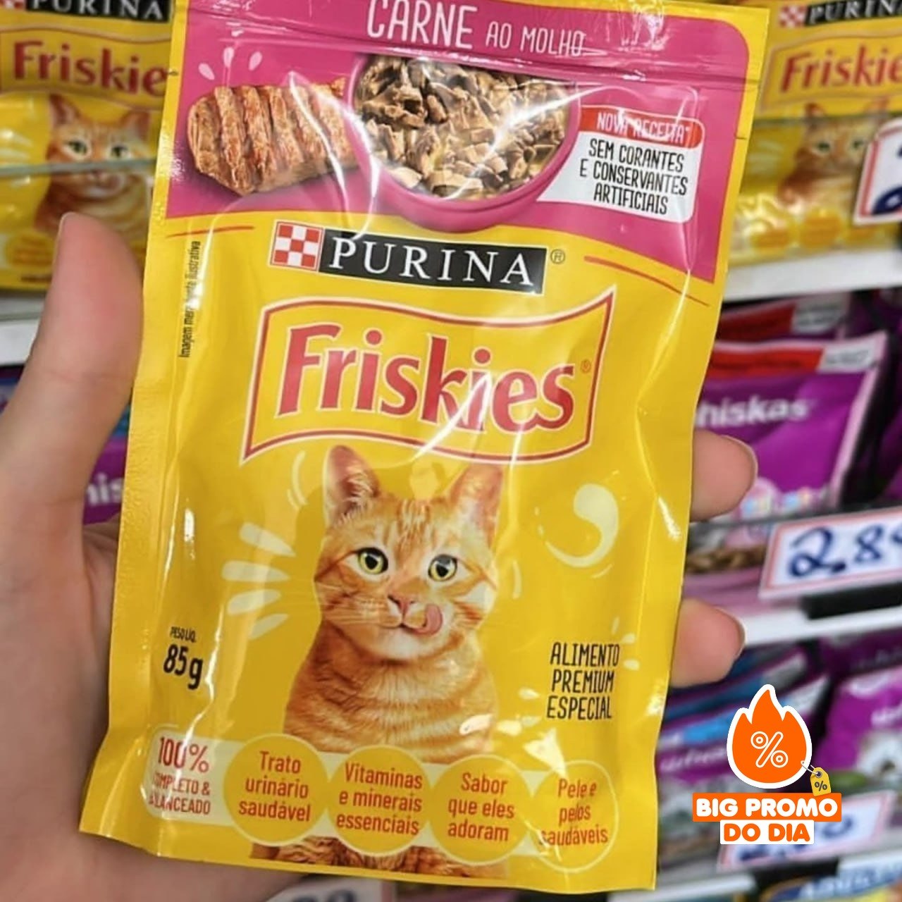 Pack Ração Úmida Friskies Gatos 15 Sachês