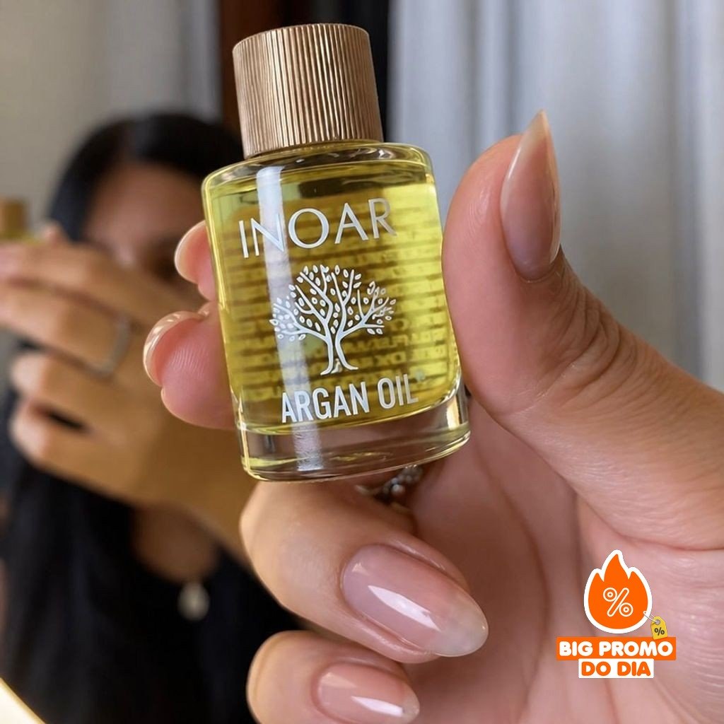 Óleo Inoar Argan Oil Caixa Com 3 Unidades De 7ml Cada - (Shopee)