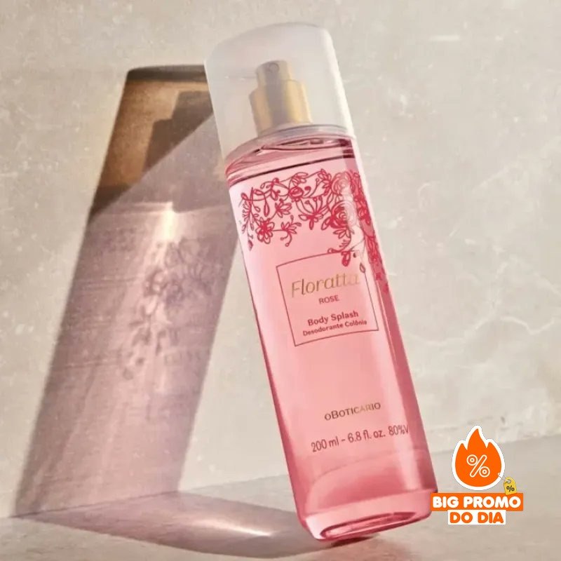 Body Splash Colônia O Boticário Floratta Rose 200mL