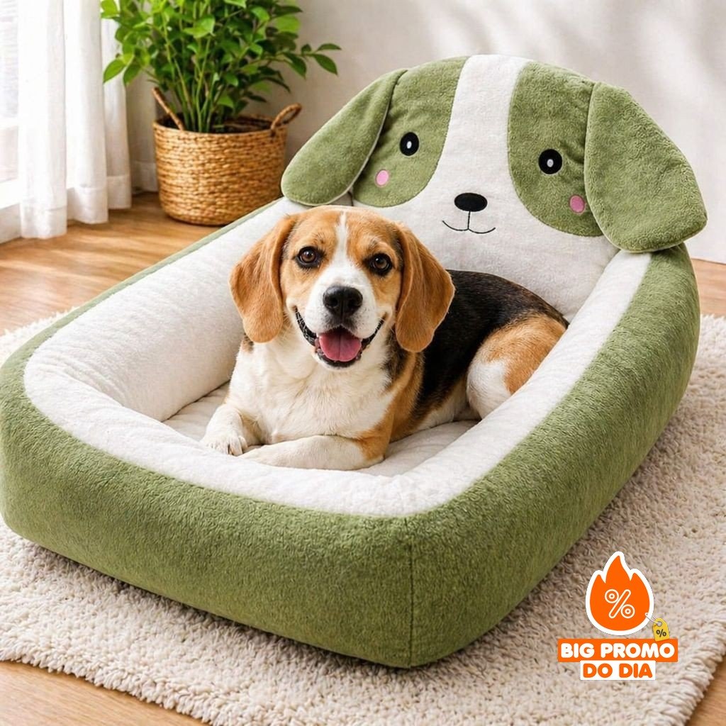Cama Caminha Pet Para Cachorro E Gato Com Cabeceira P e G Grande Luxo Confortável Retangular Cães - (Shopee)