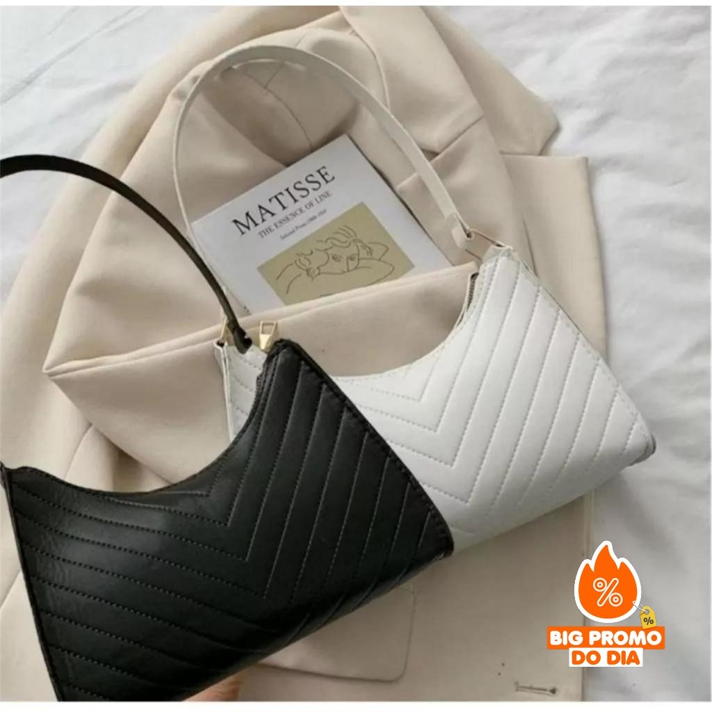 Kit 2 Bolsas V Baguete Feminina Bolsa V Estilo Luxo Feminina Moderna e Sofisticada - (Shopee)