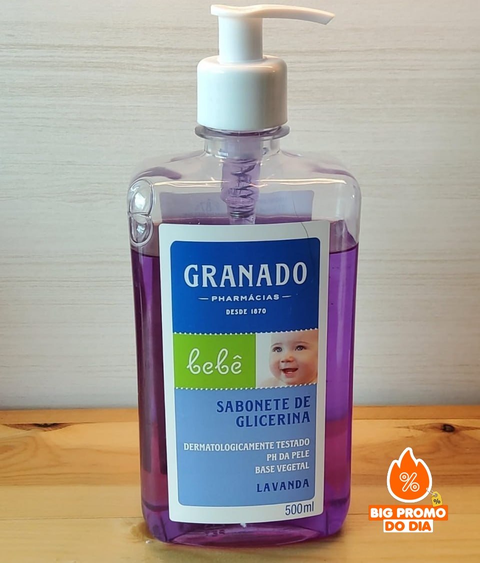 🫧 Granado Sabonete Líquido Bebê, Lavanda, 500ml