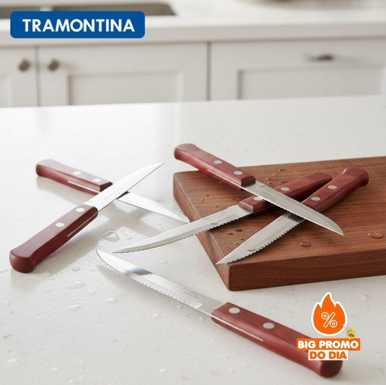 Conjunto De Facas Para Churrasco Tramontina Dynamic 6 Peças