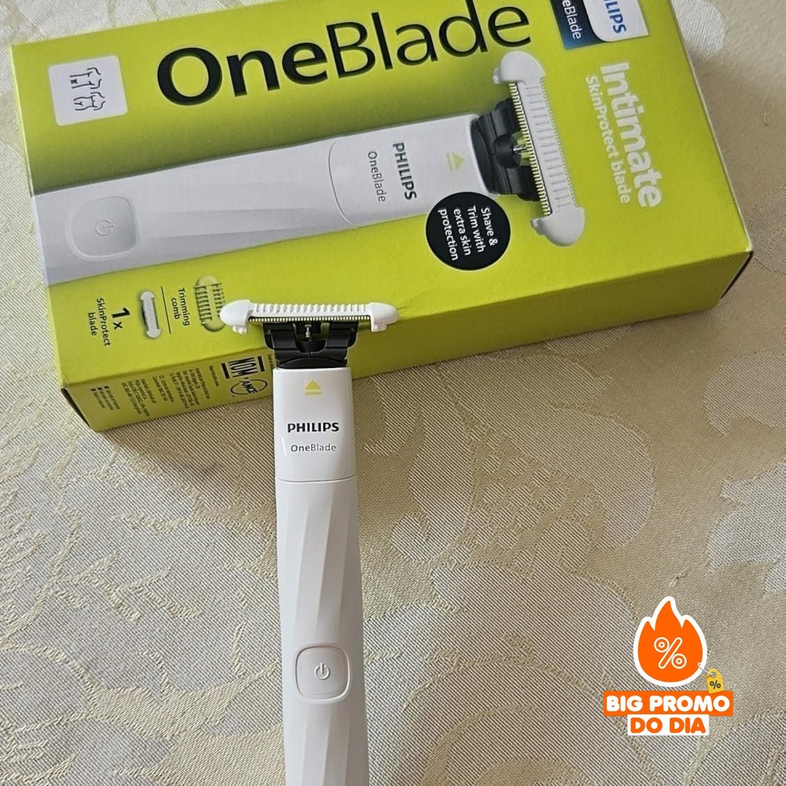 🪒 Aparador de Pelos Íntimo Philips OneBlade Intimate