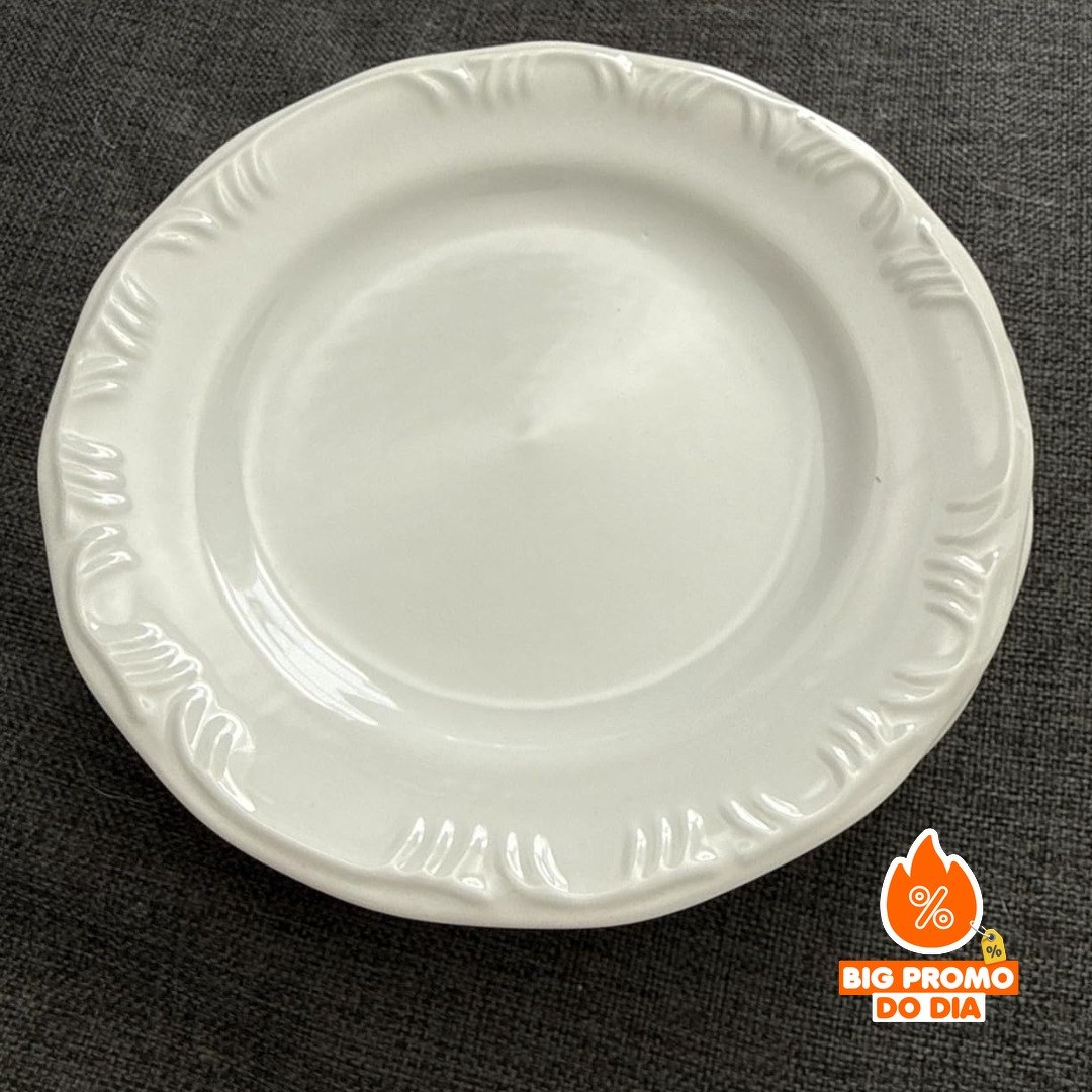 ️ 6 Pratos de Sobremesa em Porcelana Schmidt