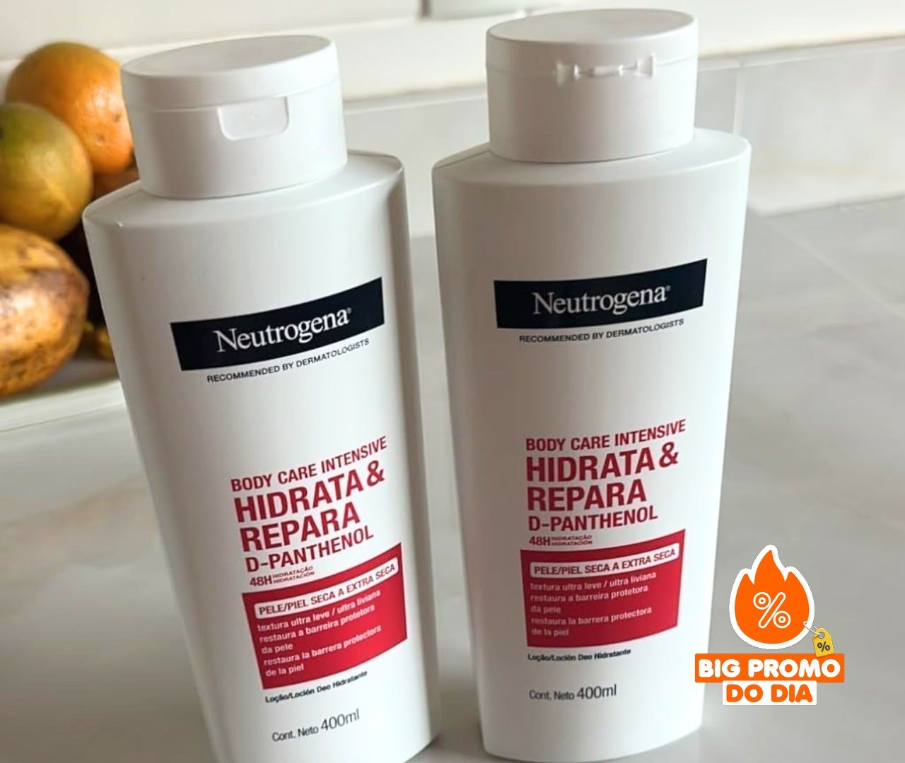 Neutrogena Hidratante Corporal Hidrata&Repara 400ml - 2 unidades