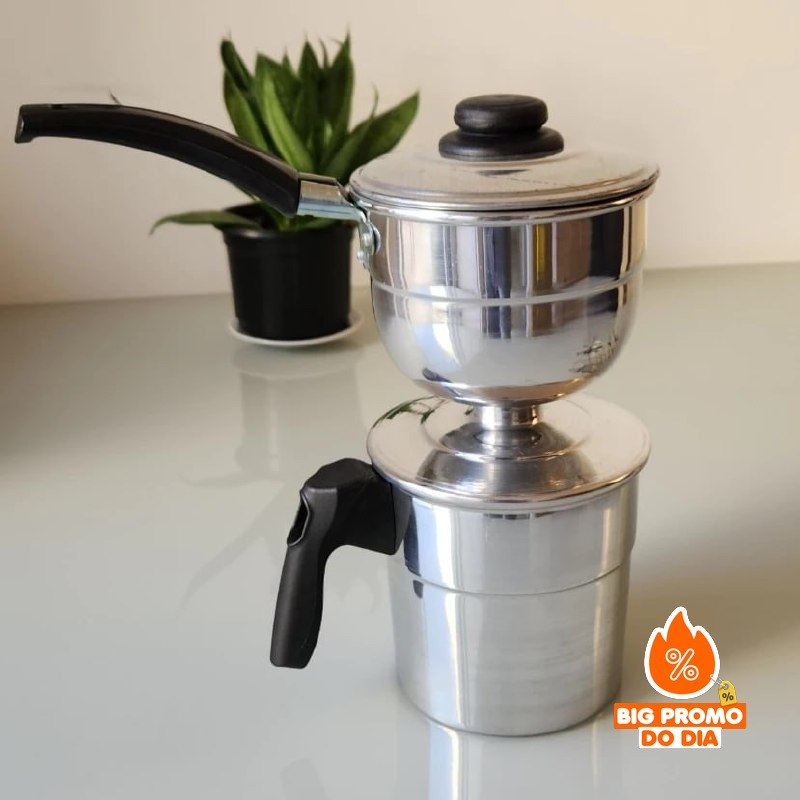 Cuscuzeira C/ 1 Cumbuca Polida