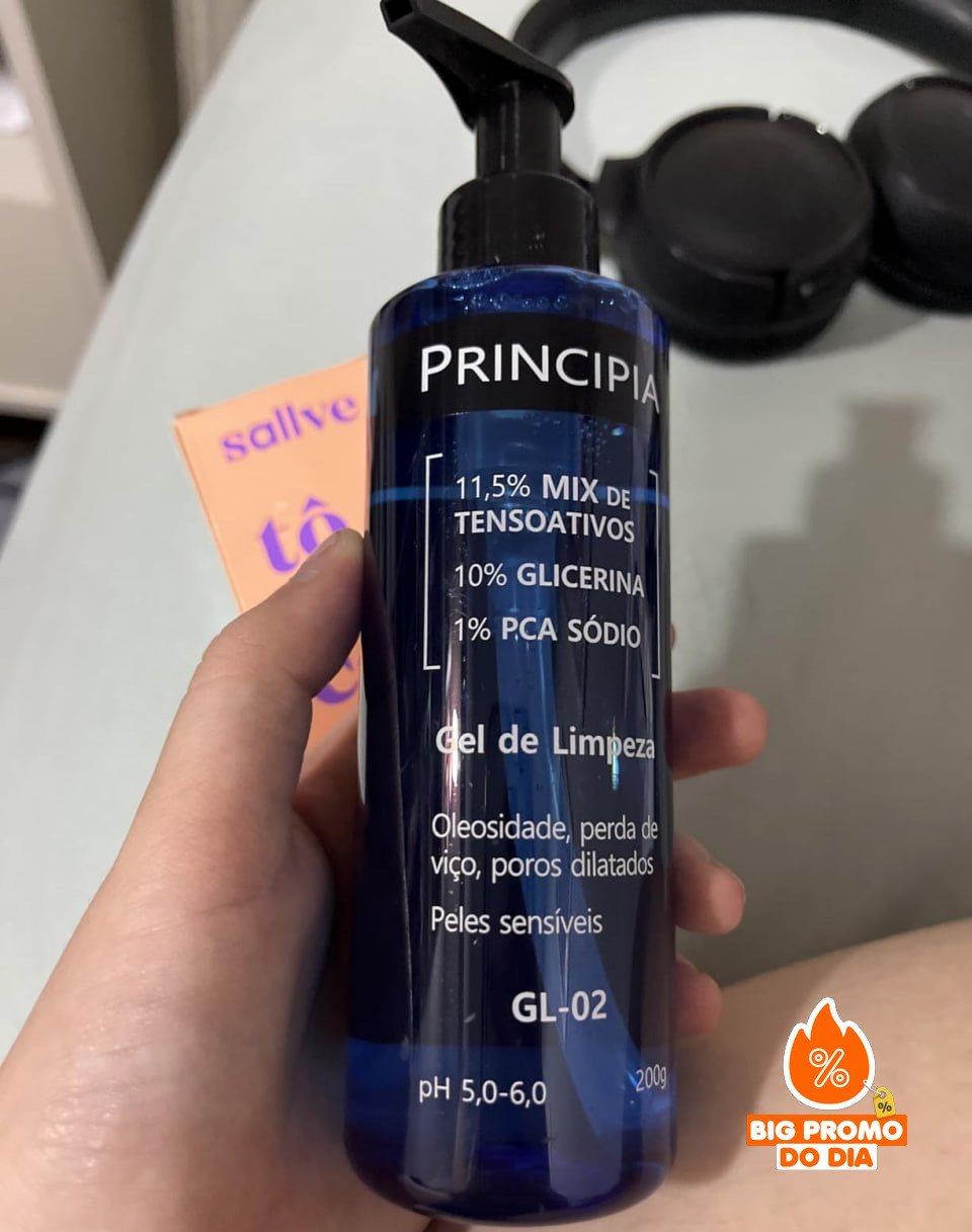 🫧 Gel de Limpeza Facial Suave Principia GL-02 200g